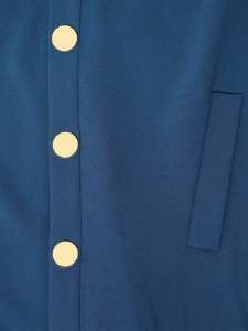 Diane von Furstenberg Liquid Blue New Tunis Shirt Dress NWT 14  