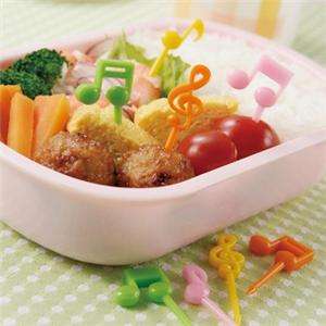 Japanese BENTO accessories FOOD PICKS MUSIC NOTES (A)  