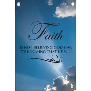   Knowing   Religious Quotes   Wall Quotes Canvas Banner