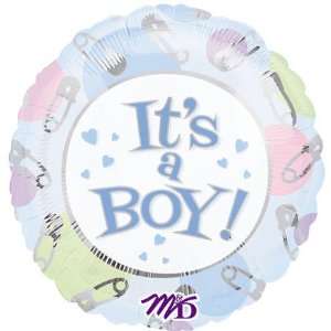  Its A Boy Dots & Pins Mini Balloon (1 ct) (1 per package 