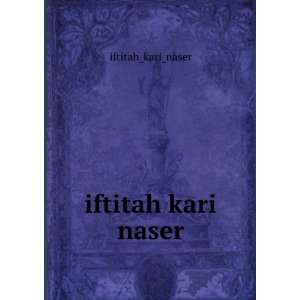 iftitah kari naser iftitah_kari_naser  Books