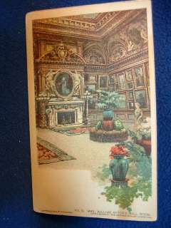 Mrs. William Astors Ball Room. W.R. Hearst 1903 postcard. Early 