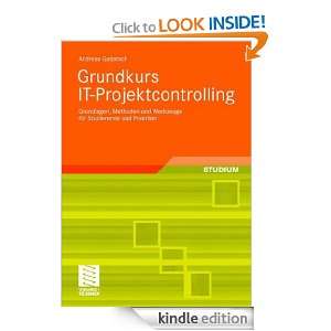 Grundkurs IT Projektcontrolling Grundlagen, Methoden und Werkzeuge 