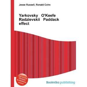   Keefe Radzievskii Paddack effect Ronald Cohn Jesse Russell Books
