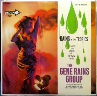   GENE RAINS GROUP rains in the tropics LP VG+ DL 74348 Vinyl EXOTICA