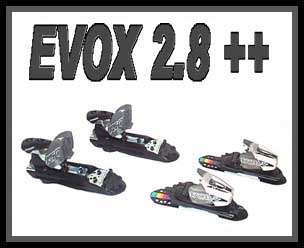 07 08 Atomic Evox 2.8 ++ White & Grey Bindings NEW   