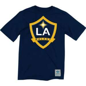  Los Angeles Galaxy Trefoil T Shirt (Navy) Sports 