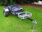 2012 Pull Behind Motorcycle Trailer Cargo Tow Hitch Harley Utility 