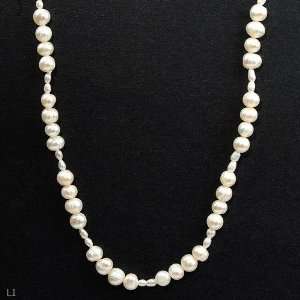  CleverSilvers Freshwater Pearl Necklace CleverSilver 