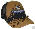 CHOPPERS SKULL W RAISED EMBOIDERY BASEBALL CAP HAT  