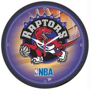  Toronto Raptors Round Wall Clock: Home & Kitchen