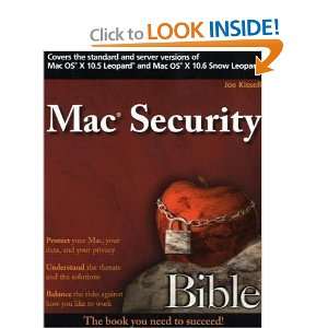  Mac Security Bible [Paperback]: Joe Kissell: Books