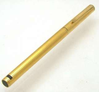 Vintage AURORA HASTIL Gold Plated Fountain Pen 14K Nib  