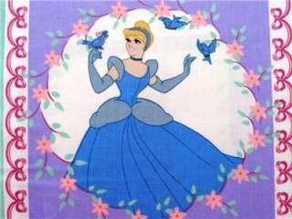   Fabric 35 Belle Cinderella Aurora Snow White Cartoon Movie  