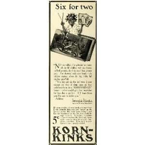  1907 Ad Korn Kinks Kornelia Icon Black Americana Cereal 