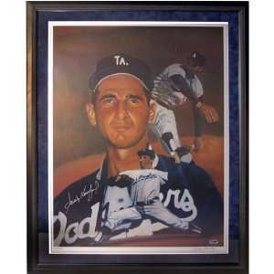  Sandy Koufax Signed Lithograph: Sports & Outdoors
