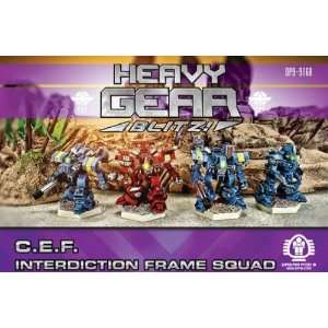  Heavy Gear Earth Interdiction Frame Squad Toys & Games
