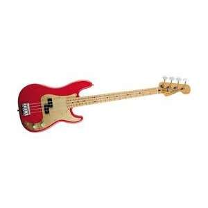  Fender 50S Precision Bass Fiesta Red Maple Fretboard 