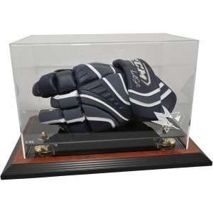  San Jose Sharks Hockey Player Glove Display Case, Brown 