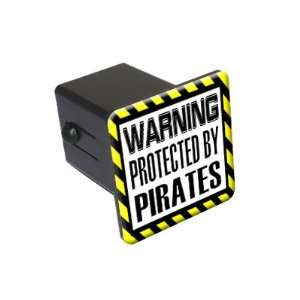 Protected By Pirates   2 Tow Trailer Hitch Cover Plug Insert Truck RV