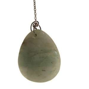   04 Green Slab Dowsing Stone Crystal Healing 10.5 