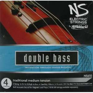 DAddario NS Electric Traditional Bass Set Everything 