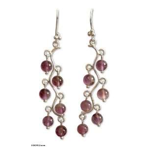  Amethyst chandelier earrings, Purple Baubles Jewelry