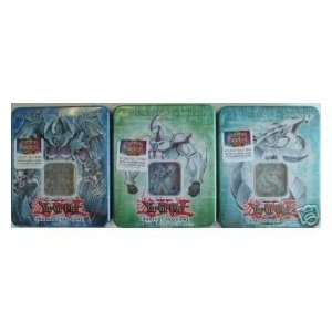   Collectors Tin Set of 3   Neos , Cyber Dragon , Raviel Toys & Games