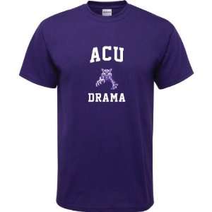   Christian Wildcats Purple Youth Drama Arch T Shirt