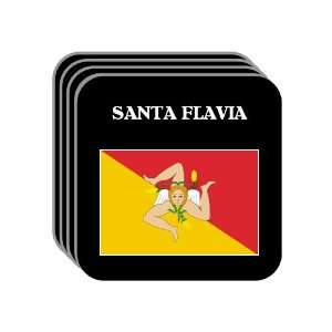 Italy Region, Sicily (Sicilia)   SANTA FLAVIA Set of 4 Mini Mousepad 