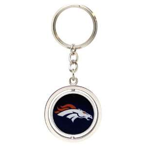  Denver Broncos   NFL Spinning Logo Keychain Sports 