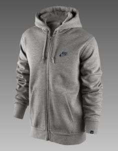 Nike NSW AW77 Full Zip Hoody Grey Fleece 382080 063  