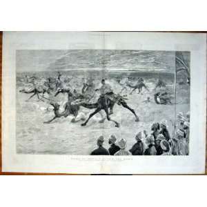  Camel Races At Dongola Before Mudir 1884 Egypt