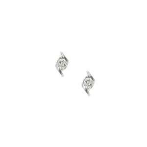 ZALES Sirena™ Diamond Solitaire Earrings in 14K White Gold 1/3 CT. T 