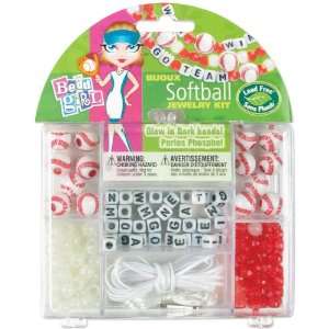  Bead Girl Sports Jewelry Kits Softball