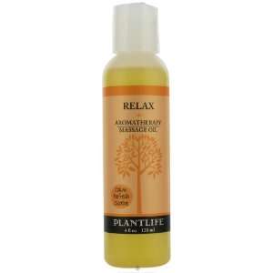  Relax Aromatherapy Massage Oil   4 oz.: Beauty