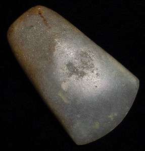 Ancient Pre Columbian MEZCALA Semitransl, JADE Celt Axe  