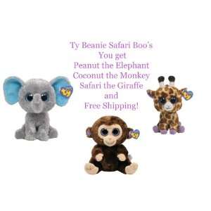  Ty Safari Beanie Boos Collection: Toys & Games