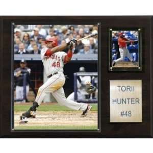  MLB Torii Hunter Los Angeles Angels Player Plaque: Home 