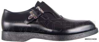 CESARE PACIOTTI US 9 HORSE SKIN BLACK FASHION LOAFERS MENS SHOES 