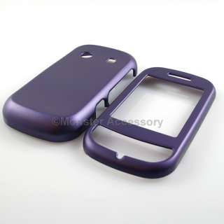 The Samsung B3410 Purple Rubberized Hard Cover Case provides the 