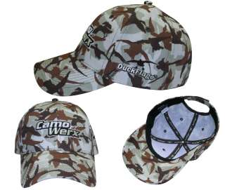 DuckFlage Camo Cap Duck Hunting Hat Camouflage blind  