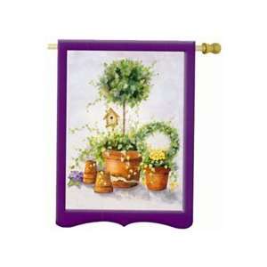 Gardening Topiary Plants Flag Banner 29 X 43 Inches 