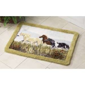  Hautman® Band of Thunder Bath Rug: Home & Kitchen