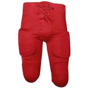   Practice Football Pants SC   SCARLET Y2XL   PANT WITH SNAPS: Sports
