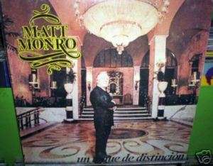 MATT MONRO Un toque de distincion JAZZ ARGENTINA EX LP  