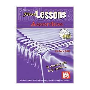  Mel Bay First Lessons Accord Bk Cd Musical Instruments