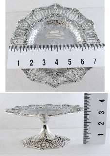 HANDSOME FANCY STERLING SILVER COMPOTE BAILEY BANKS & B  