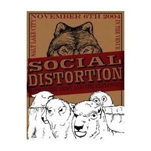  SOCIAL DISTORTION   Limited Edition Concert Poster   by 