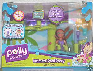 POLLY POCKET ULTIMATE POOL PARTY LEA PATIO  